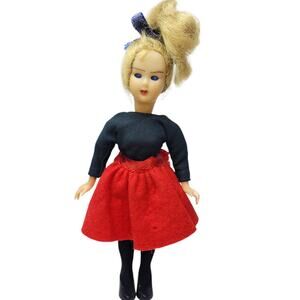 6" Very Rare 1940s Vintage Bonomi Italia Teen Fashion Doll